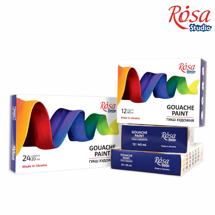 Gouache paint set 12*40ml ROSA Studio: Classic 1