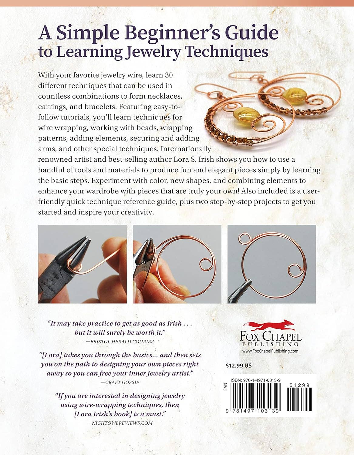 Wire Wrapped Jewelry for Beginner's -Step-by-Step Techniques