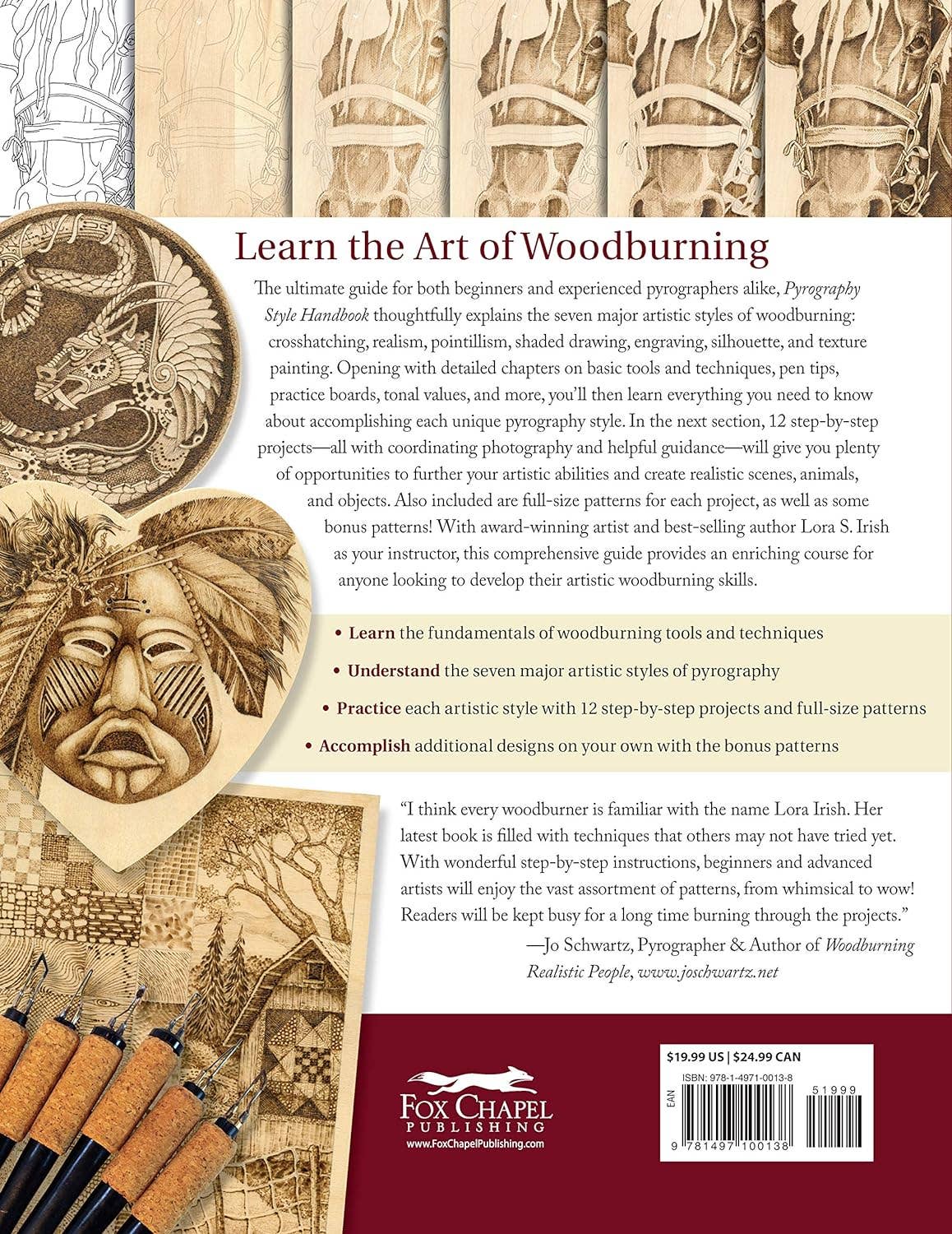 Pyrography Style Handbook - Methods and 12 Projects