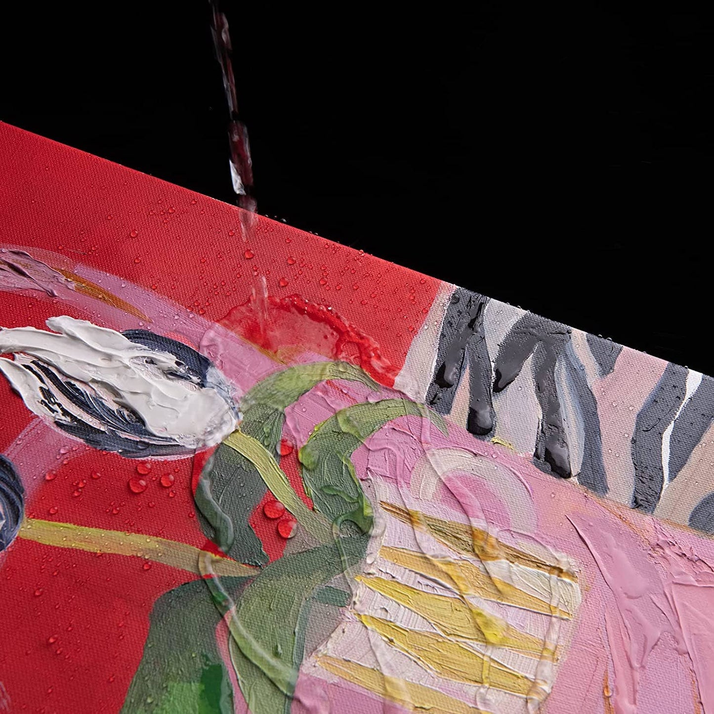 MEEDEN Professional Acrylic Paint Set, Artist Grade Acrylic Paint Tubes, Heavy Body Acrylic Paints for Adults, Art Supplies for Canvas Painting, 2 oz* 9 Tubes