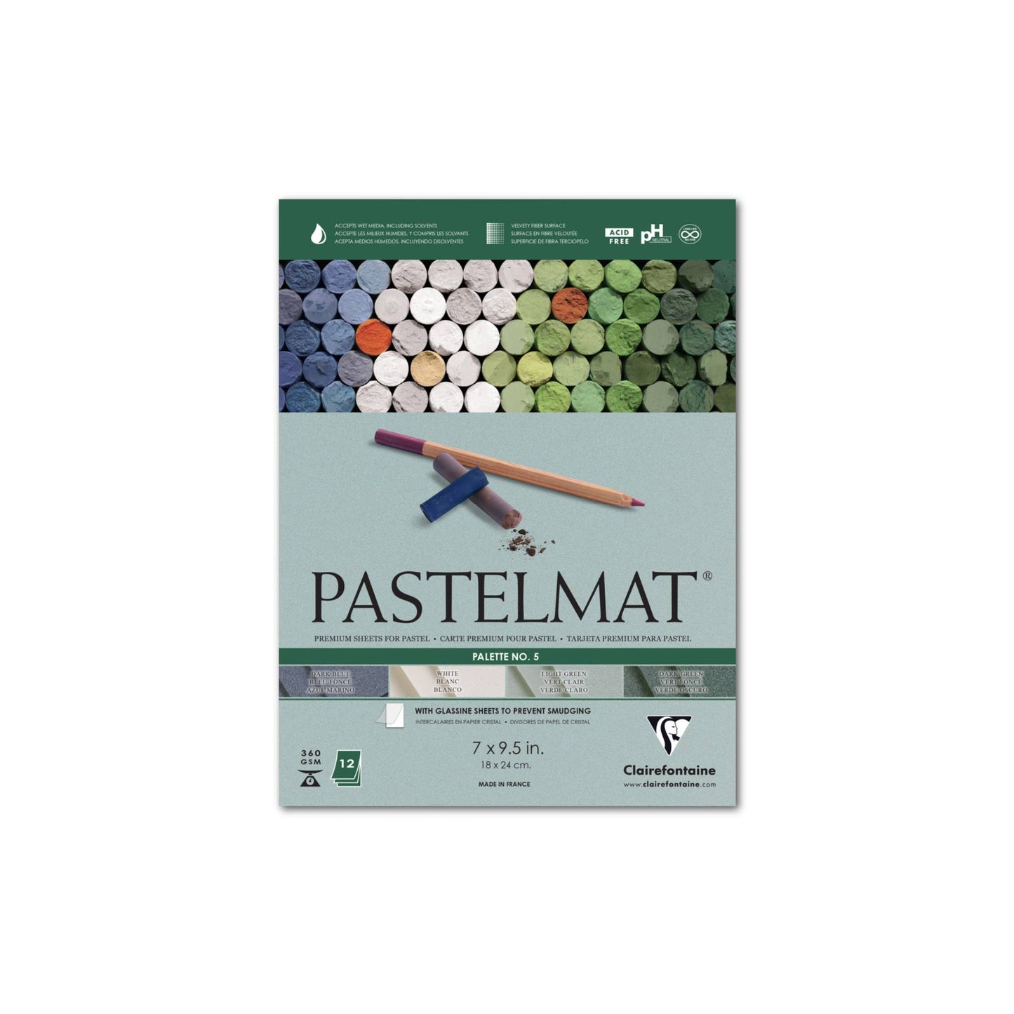 Wine Color Pastelmat Premium Textured Paper 12 x 15.5" Single Sheet