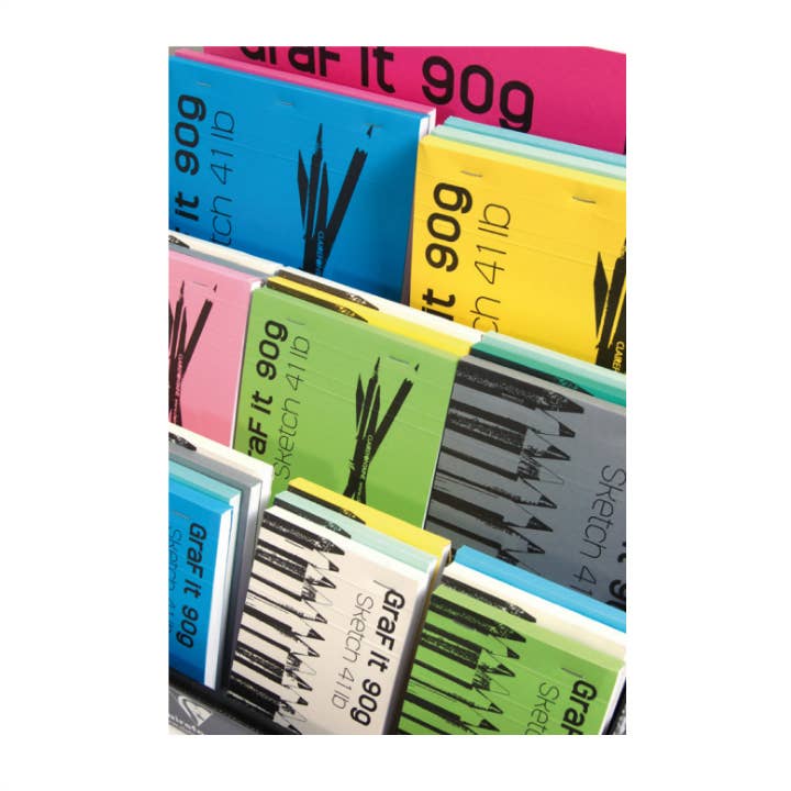 Clairefontaine Graf-It Sketchpads - A4: 8 x 12 - Random Color