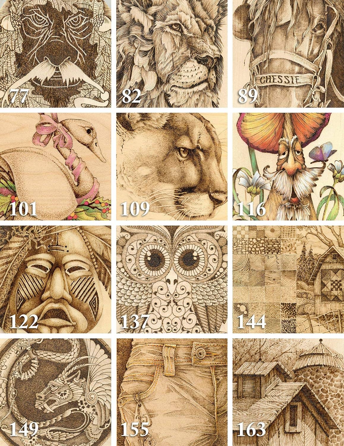 Pyrography Style Handbook - Methods and 12 Projects