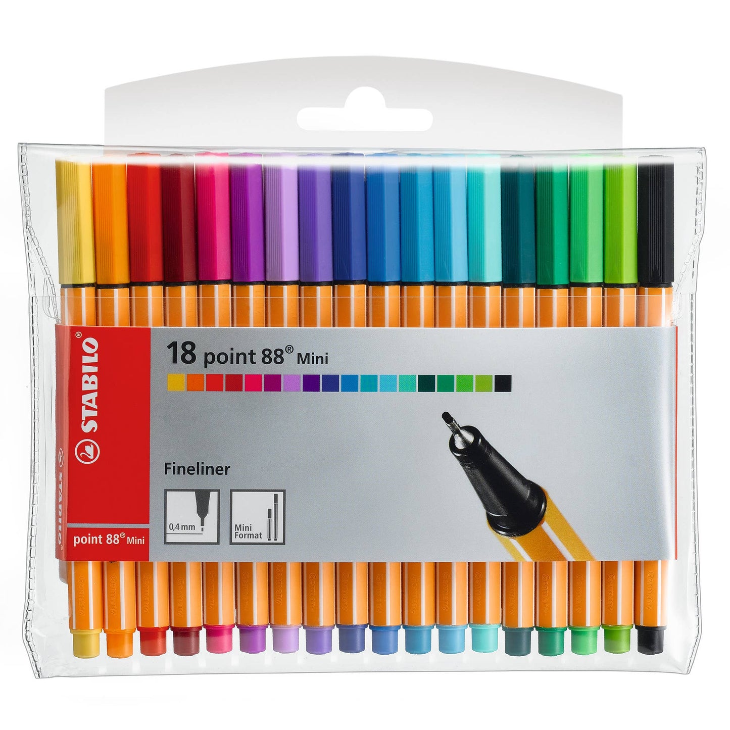STABILO point 88 Pen Mini Sets: 12PC set - Multi Color
