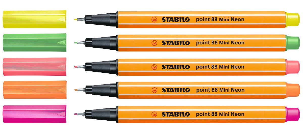 STABILO point 88 Pen Mini Sets: 12PC set - Multi Color