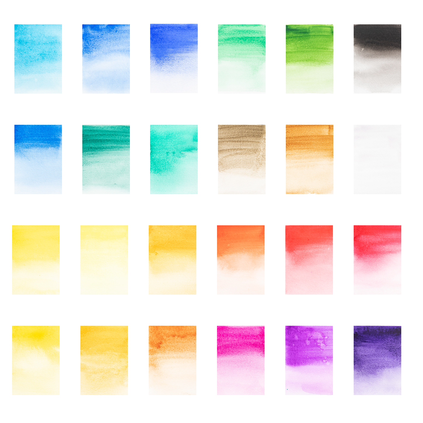 MEEDEN Watercolor Paint Tubes Set - Academy Grade 24 x 12ml/0.4oz Water Color Paint for Students Beginners