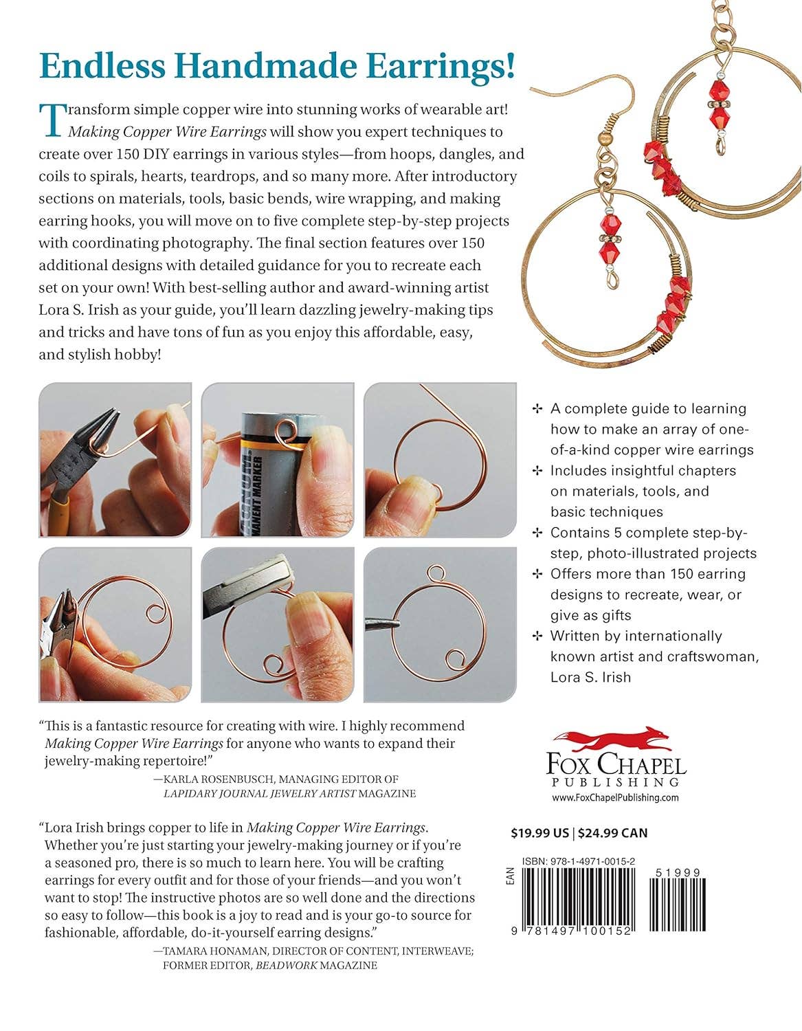 Making Copper Wire Earrings - Over 150 Wire-Wrapped Designs